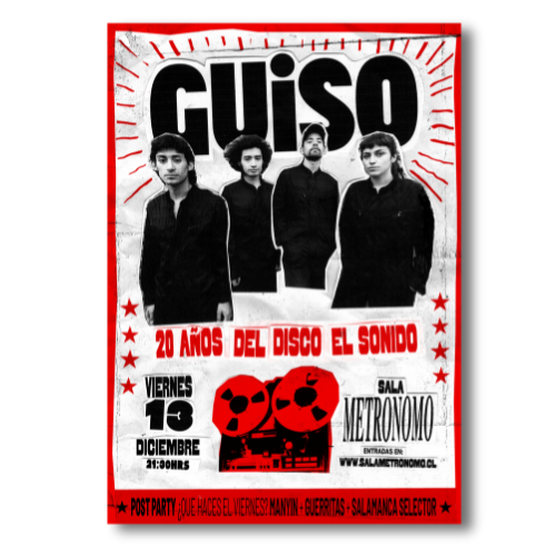 Poster Guiso El Sonido 20 años