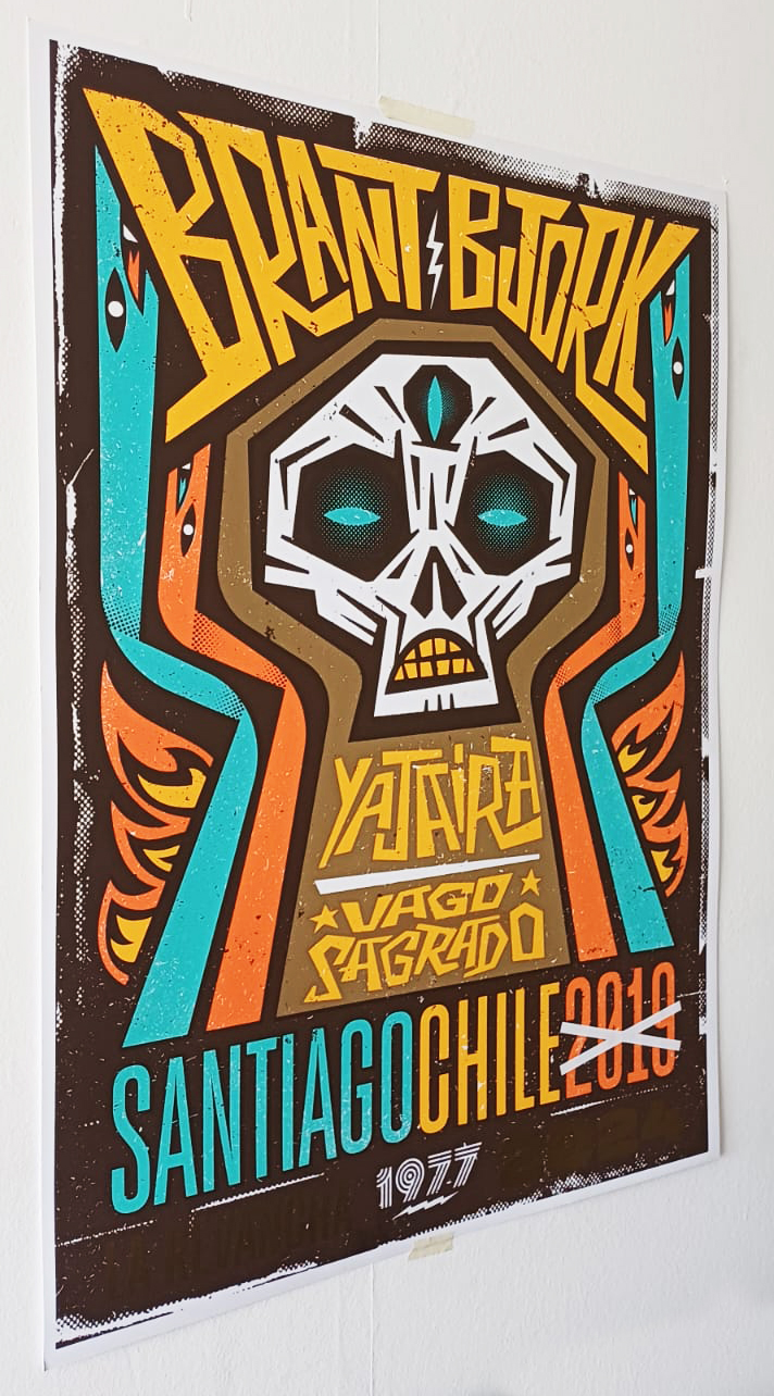 Poster Brant Bjork - Yajaira - Vago Sagrado