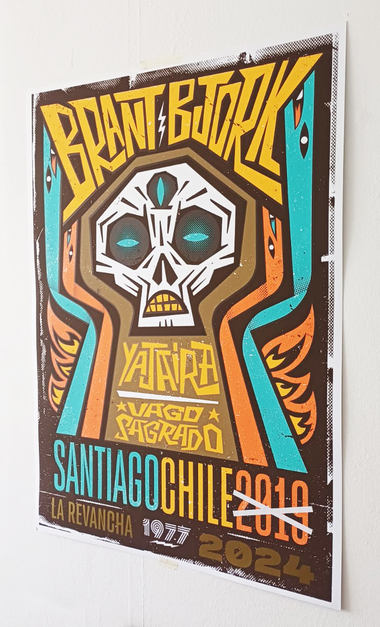 Poster Brant Bjork - Yajaira - Vago Sagrado