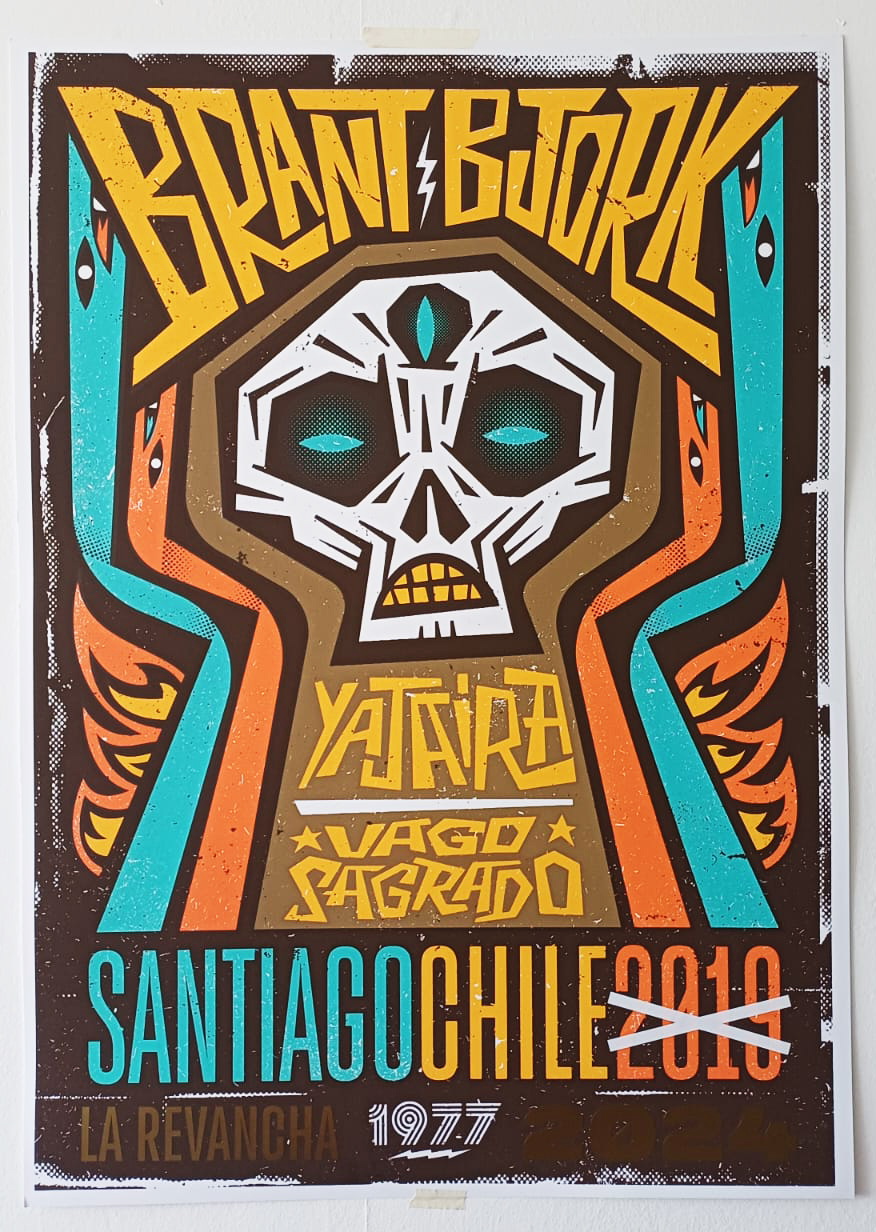 Poster Brant Bjork - Yajaira - Vago Sagrado